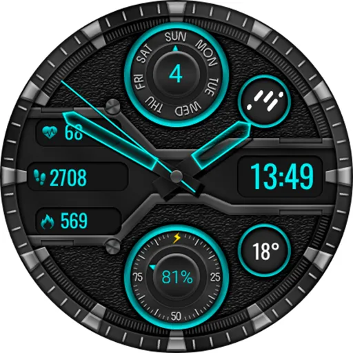 Hibrid Nezer Watch Face screenshot 14