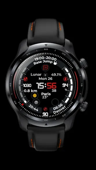 Digital Watch Face CUE124 screenshot 6