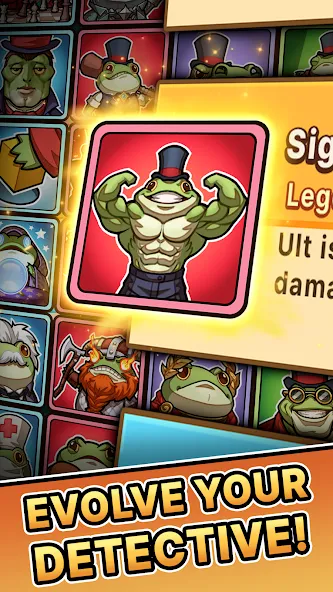 DetecToad: Detective Idle RPG screenshot 3