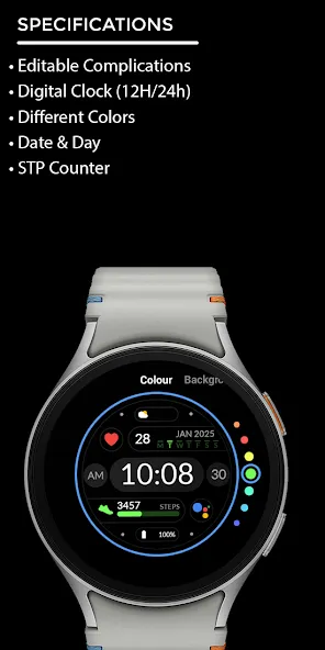 Night ver 66 - watch face screenshot 4