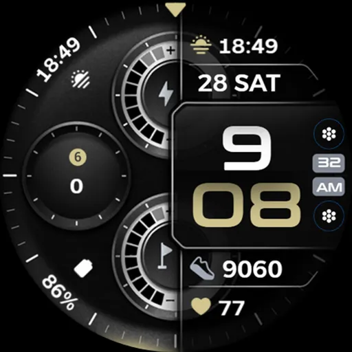 OMG 443 - Digital Watch Face screenshot 31