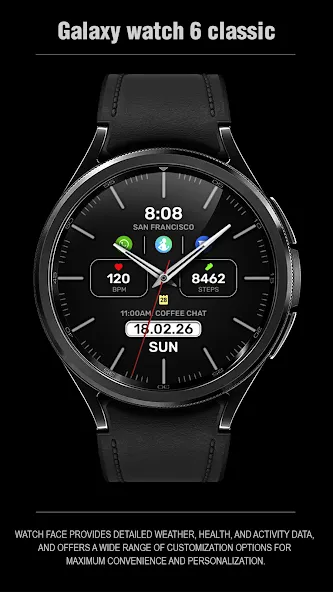 WFP 222 Practical watch face screenshot 5