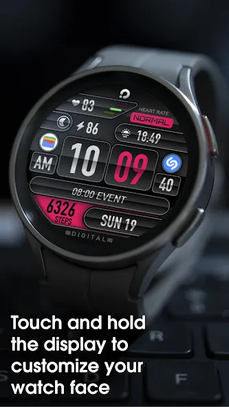 PRADO 05 Digital Watch Face screenshot 4
