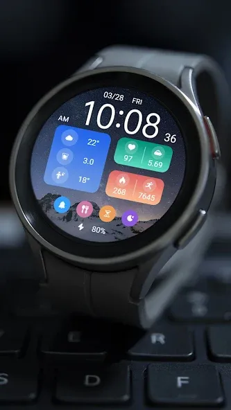 Starry Night Widget ZKin Watch screenshot 5
