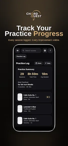 Chord Quest: Score Playback screenshot 1