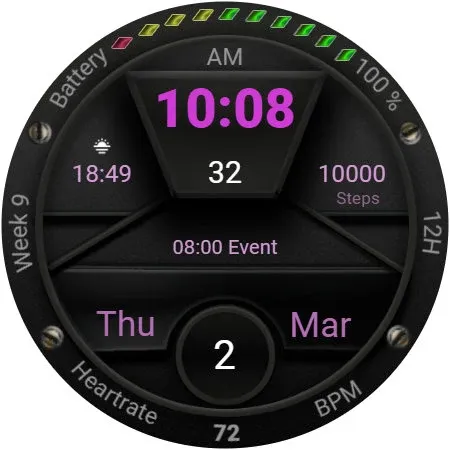 TSD48 Digital Watch Face screenshot 34