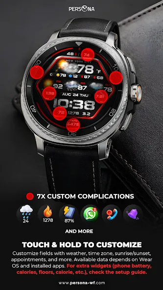 PER58 Weather WatchFaceDigital screenshot 4