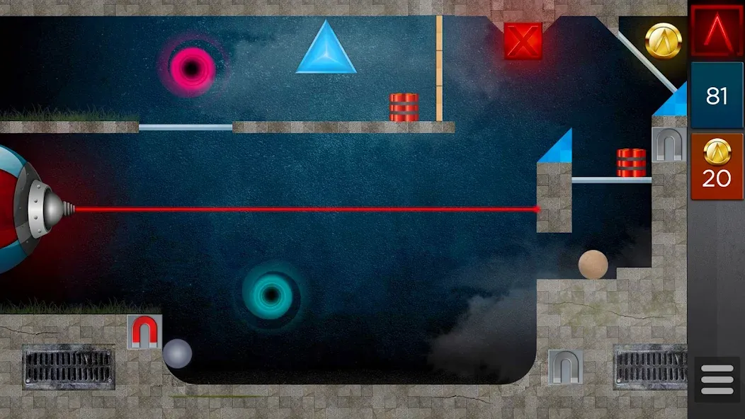 LASERBREAK - Physics Puzzle screenshot 1