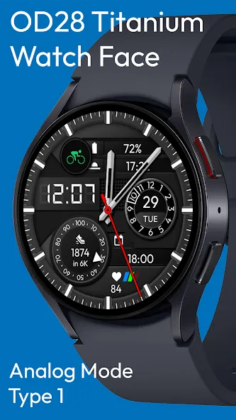 OD28 Titanium Watch Face screenshot 1