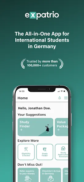 Expatrio - Study in Germany screenshot 1