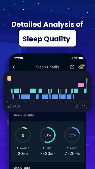 Sleep Monitor - 睡眠追踪、录鼾声梦话、助眠 screenshot 29