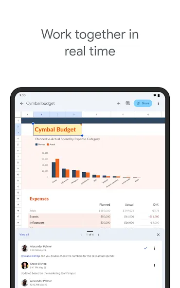 Google Sheets screenshot 5