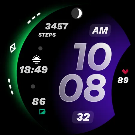 Eclipse: Digital Watch Face screenshot 31