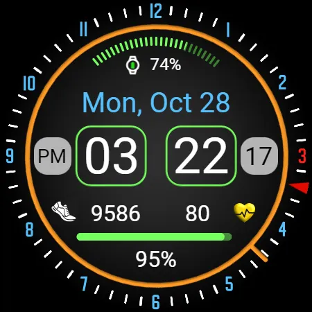 Iris505 Digital Watch Face screenshot 20