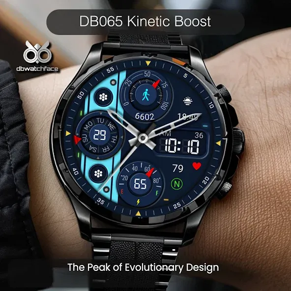 DB065 Kinetic Boost Watch Face screenshot 2