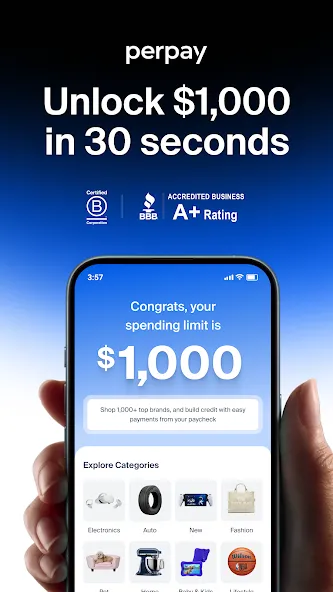 Perpay - Shop and Build Credit screenshot 1