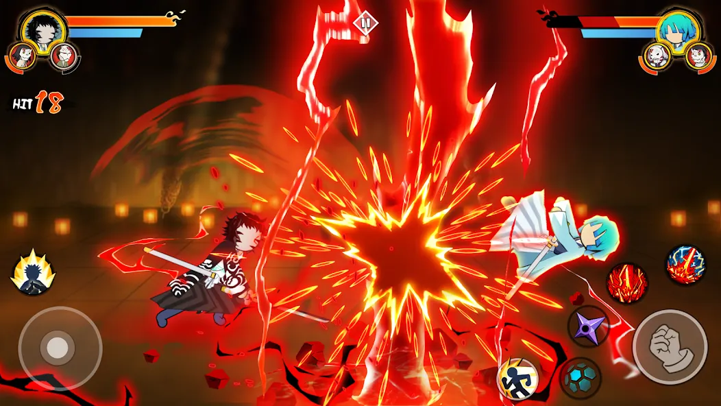 Stickman Demon Fight Warrior screenshot 2