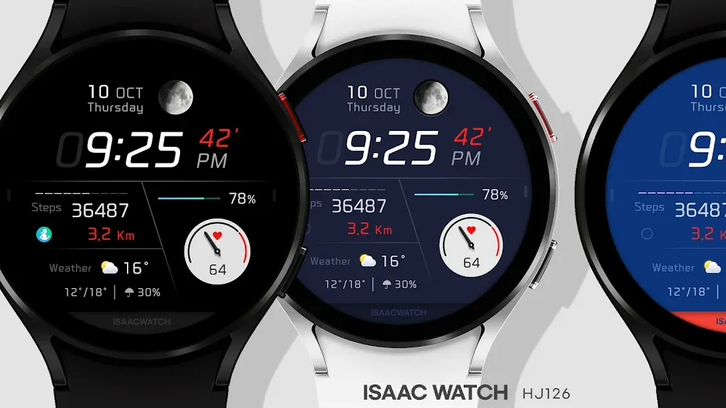 ISAAC WATCH HJ126 Digital screenshot 2