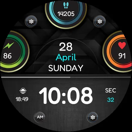 IA110 DIGITAL WATCHFACE screenshot 11