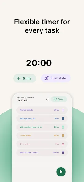 FlowStack - Focus task timer screenshot 4