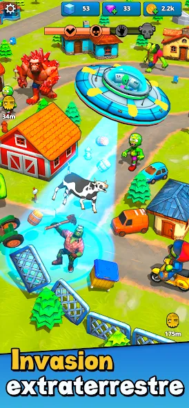 Aliens vs Zombies: Invasion screenshot 1