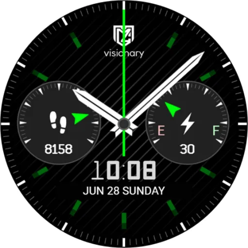 Classic Black Watch Face screenshot 22