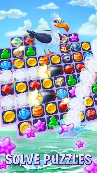 Pirates & Pearls: Match, build screenshot 2