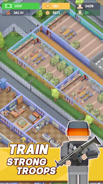 Idle Military School Tycoon 2 screenshot 2