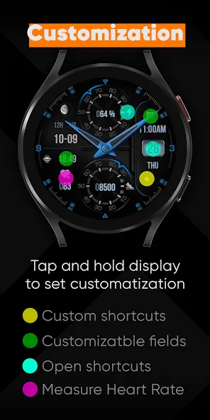 KF158 Watch face screenshot 6