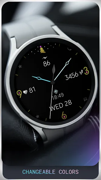 Minimal Christmas Watch Face screenshot 4