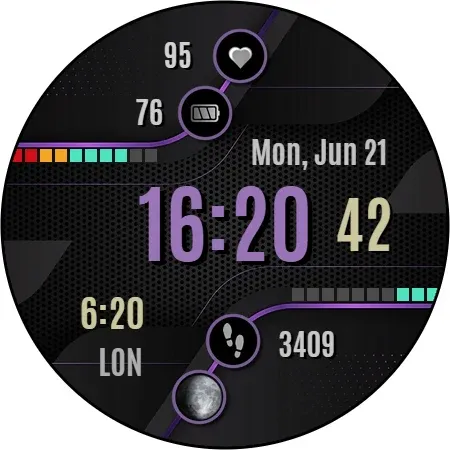 NXV88 Digital Watch Face screenshot 9