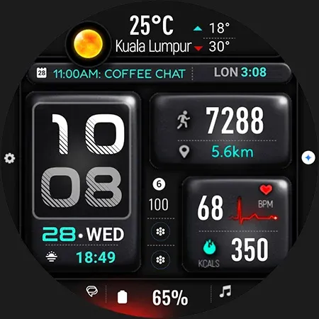 ML2U 382 Tactix Watch Face screenshot 26