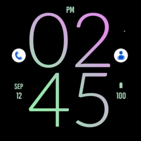 Pink Orchid Light Watch Face screenshot 5