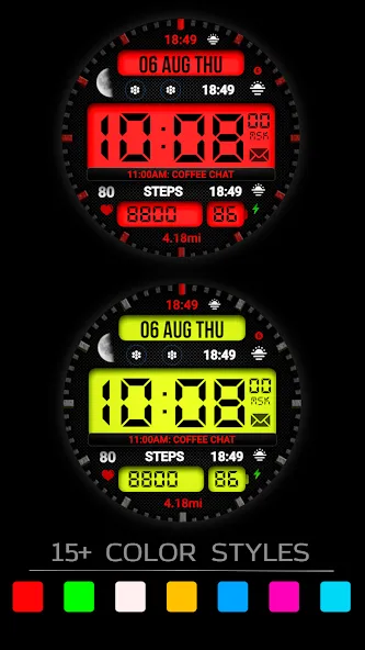 WIN Tactical LCD Digital Face screenshot 2