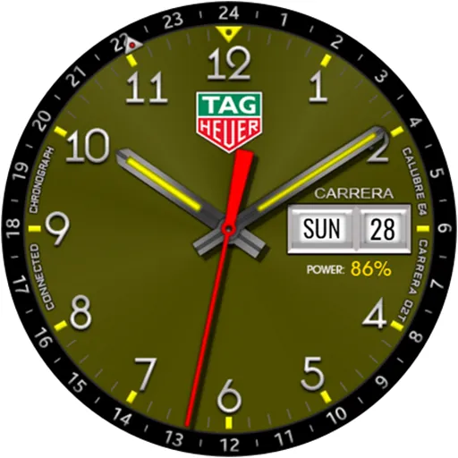 TAG CARRERA Hybrid Watch Face screenshot 20