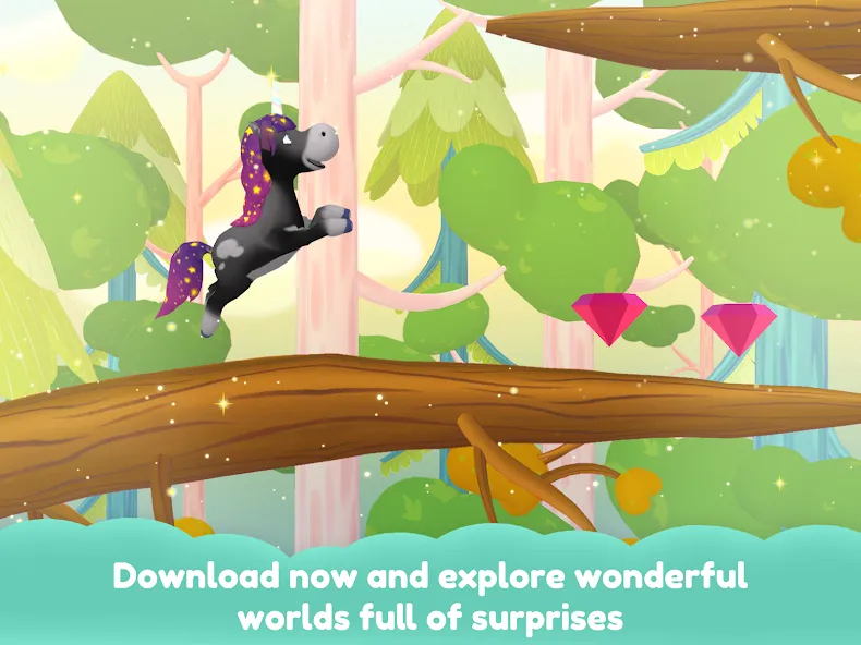 Unicorn Glitterluck Adventure screenshot 10