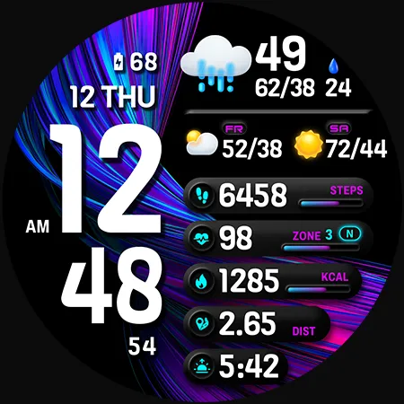 PER38 Digital Watch Face screenshot 33