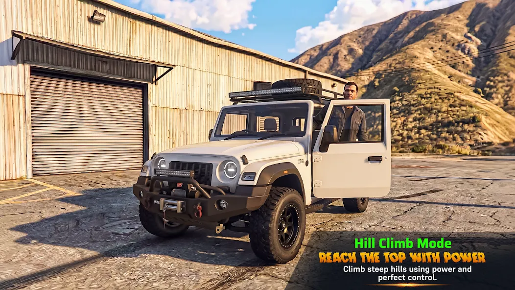 Real Jeep Driving Offroad Game screenshot 1