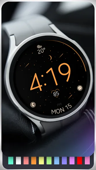 Battery v6 minimal watch face screenshot 3