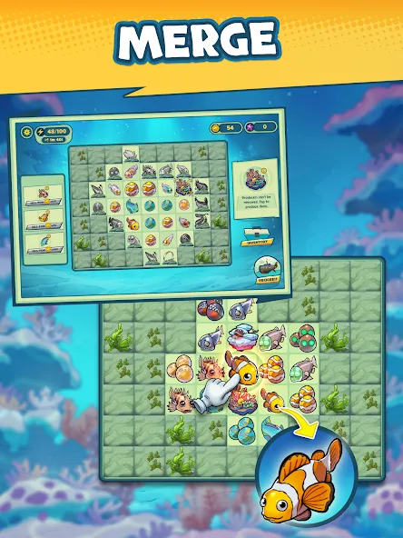 Submarine Quest: Merge&Explore screenshot 9