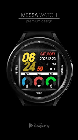 Sport - Digital Watch Face NY screenshot 3