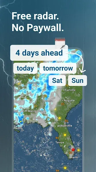 Weather & Radar Forecast screenshot 3
