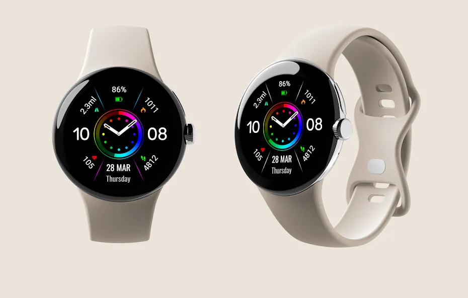 Minimal RATON URX77 Watch face screenshot 1
