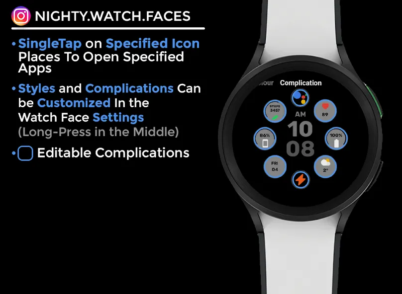 Nighty Digital 31 - watch face screenshot 6