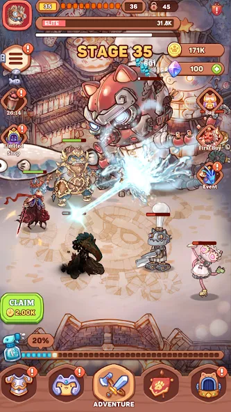 Meow Meow Warriors screenshot 7