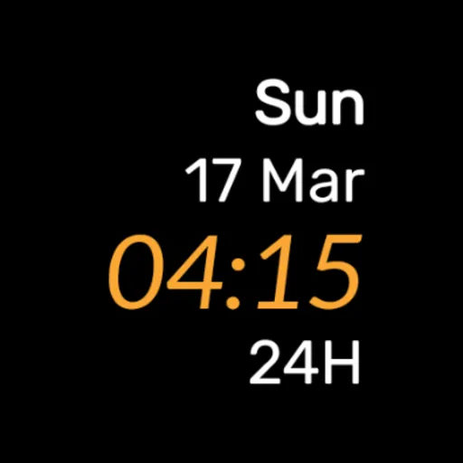 EXD027: Minimal Watch Face screenshot 18
