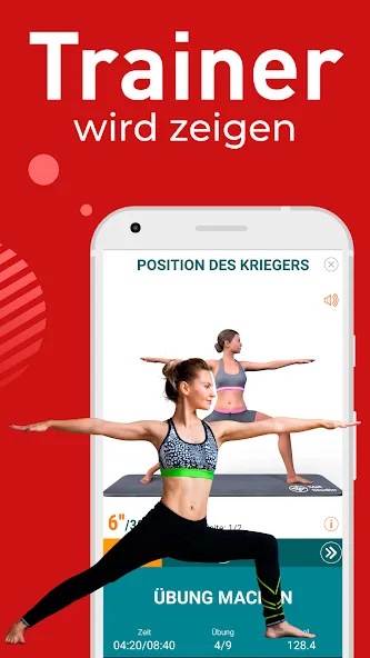 Yoga für Anfänger & Abnehmen screenshot 4