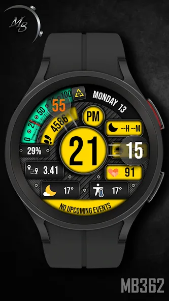Hybrid Watch Face MB362 screenshot 3