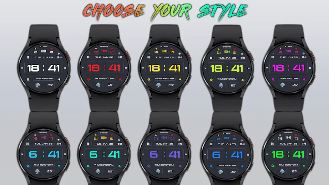 Suva Digital Watch Face screenshot 1