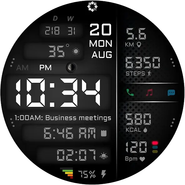 A445 Digital Health Face screenshot 31